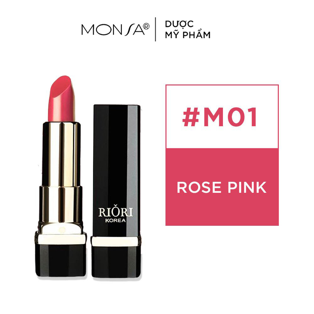 M01 Hồng Đất - Son Lì Hàn Quốc - Son Lỳ Riori Matte Lipstick Son Không Chì