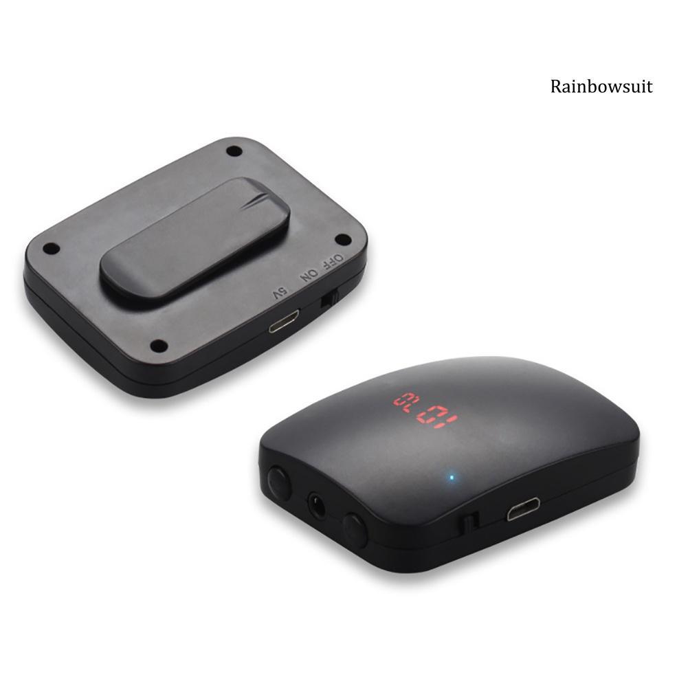 Micro RB Không Dây Có Kẹp Gắn Cổ Áo Hỗ Trợ Truyền Tín Hiệu FM Và Phụ Kiện