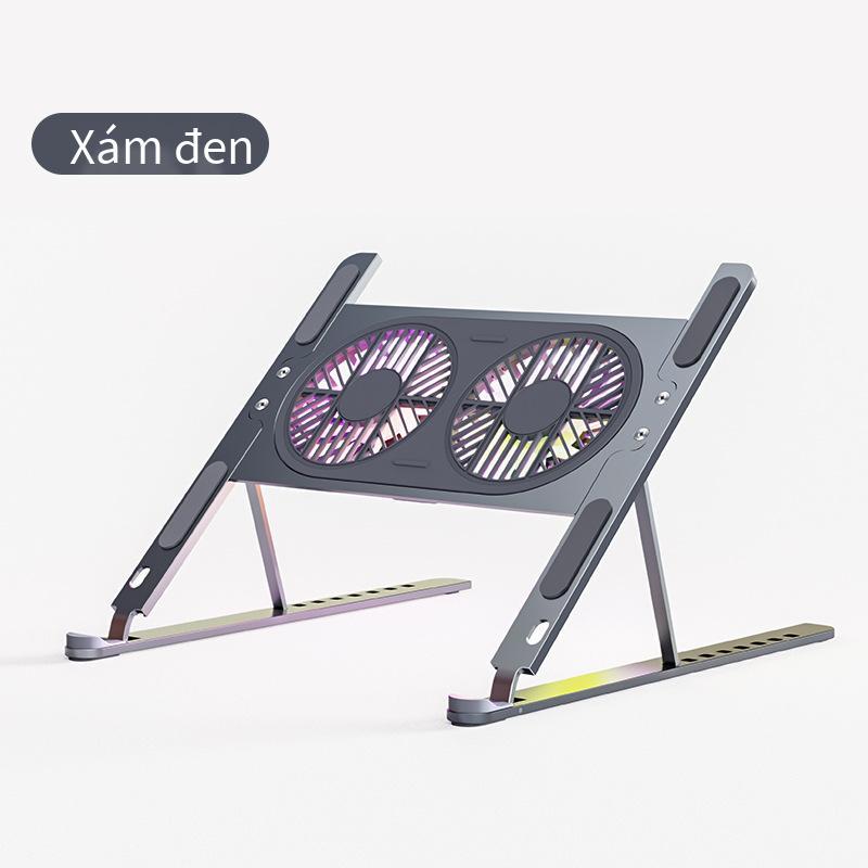 Giá đỡ máy tính xách tay nổ đặc biệt với quạt tản nhiệt chơi game Giá đỡ máy tính bảng hợp kim nhôm