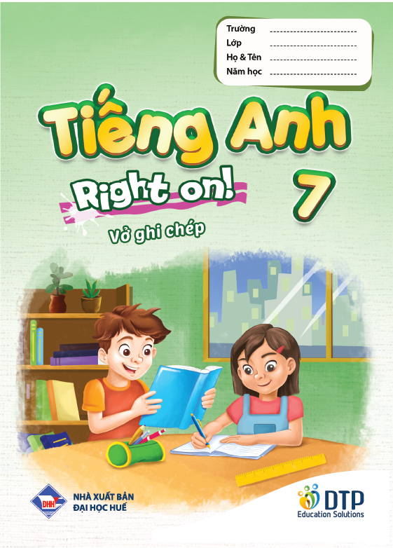 Tiếng Anh 7 Right On! trọn bộ (Sách bài học, Sách bài tập, Vở ghi chép)