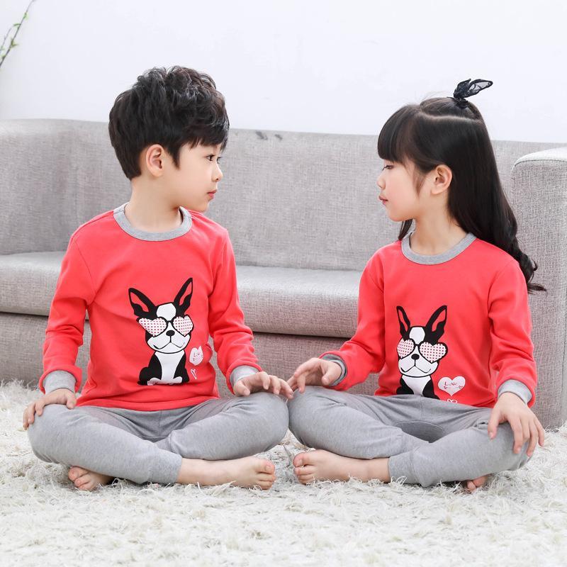 Hình ảnh Sét quần áo thu đông cho bé trai và bé gái in hình thỏ đỏ đáng yêu
