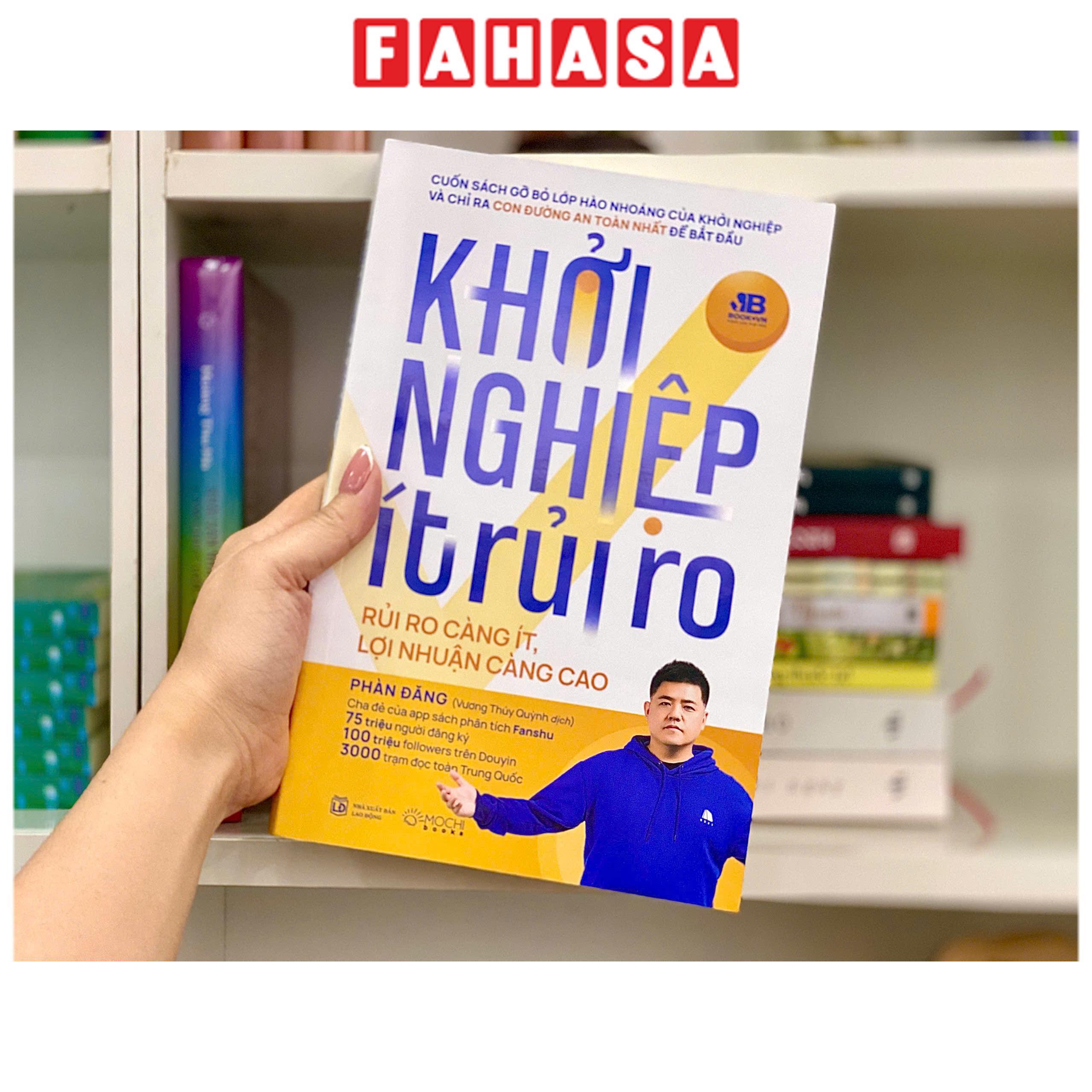 Sách - Khởi Nghiệp Ít Rút Ro - Rủi Ro Càng Ít, Lợi Nhuận Càng Cao