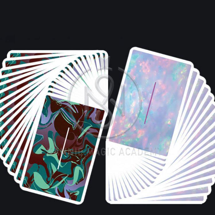 Bộ Bài Ảo Thuật Poker Playing Card Hologram, Tam Quốc Màu Loang Siêu Đẹp