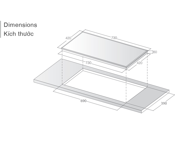 Bếp từ Lorca LCI 806VN - Hàng Chính Hãng