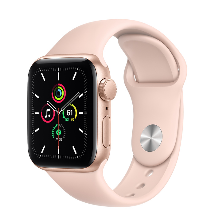 Đồng Hồ Thông Minh Apple Watch SE GPS Only Aluminum Case With Sport Band (Viền Nhôm &amp; Dây Cao Su) - Nhập Khẩu Chính Hãng