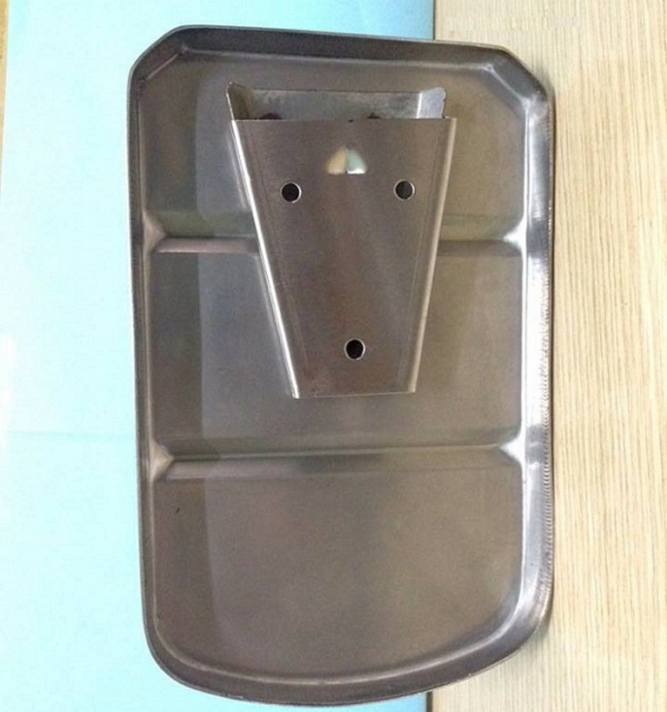 Combo 4 hộp đựng xà phòng nước rửa tay nhấn treo tường inox siêu bền 800ml