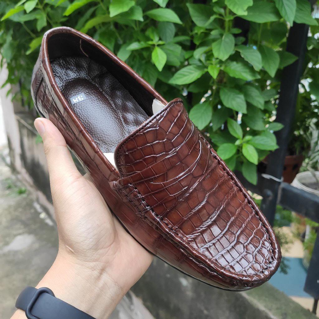 Giày Nam GL3N. Da bụng cá sấu đẹp thanh lịch!