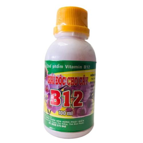 Vitamin B12 giải độc phân thuốc cho cây