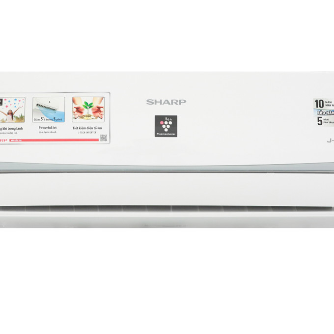 Máy lạnh Sharp Inverter 1.5 HP AH-XP13WMW Mẫu 2019 - Hàng Chính Hãng