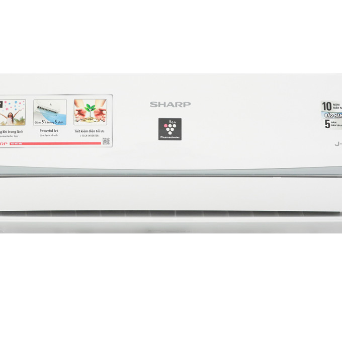 Máy lạnh Sharp Inverter 2 HP AH-XP18WMW Mẫu 2019-Hàng Chính Hãng
