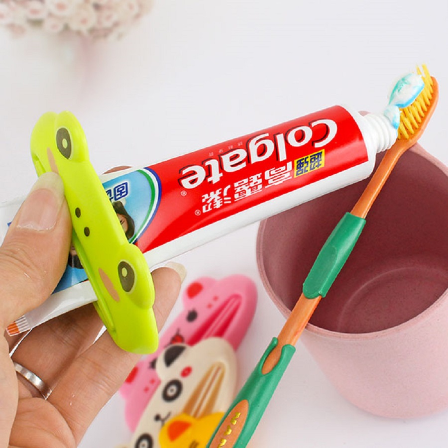 Combo 2 Kẹp Lấy Kem Đánh Răng Hình Thú Dễ Thương