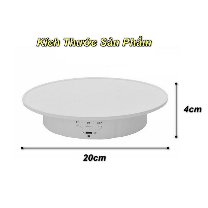 Bàn Xoay Trưng Bày Sản Phẩm Hai Chiều 20cm Tải Trọng 10kg