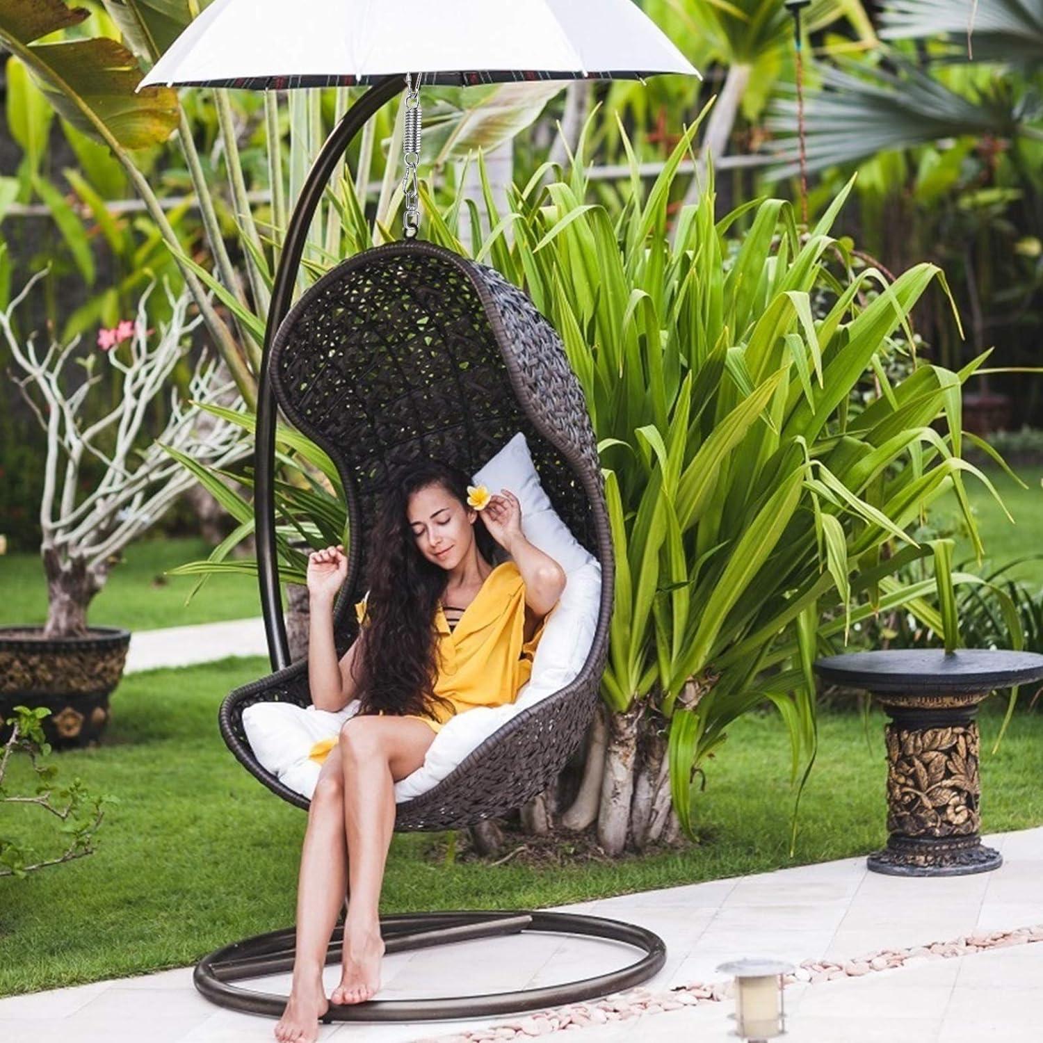 Treo ghế treo, phụ kiện treo ghế lò xo dao động lò xo căng lò xo treo lò xo thép 2 móc gài và xoay 360° Tải trọng lên đến 250kg dành cho giá treo bao đấm, võng tập yoga