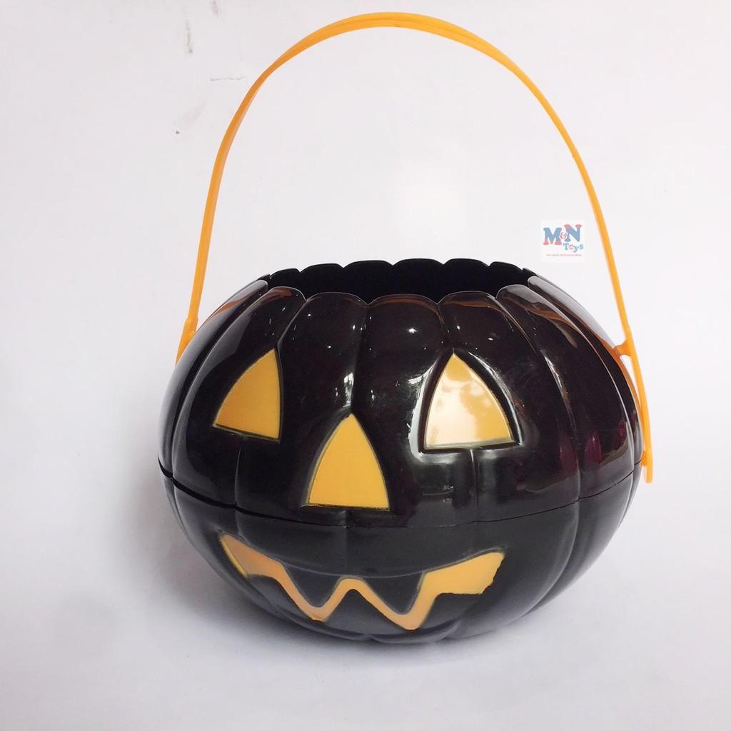 Xách bí ngô đẹp Halloween đường kính 20cm
