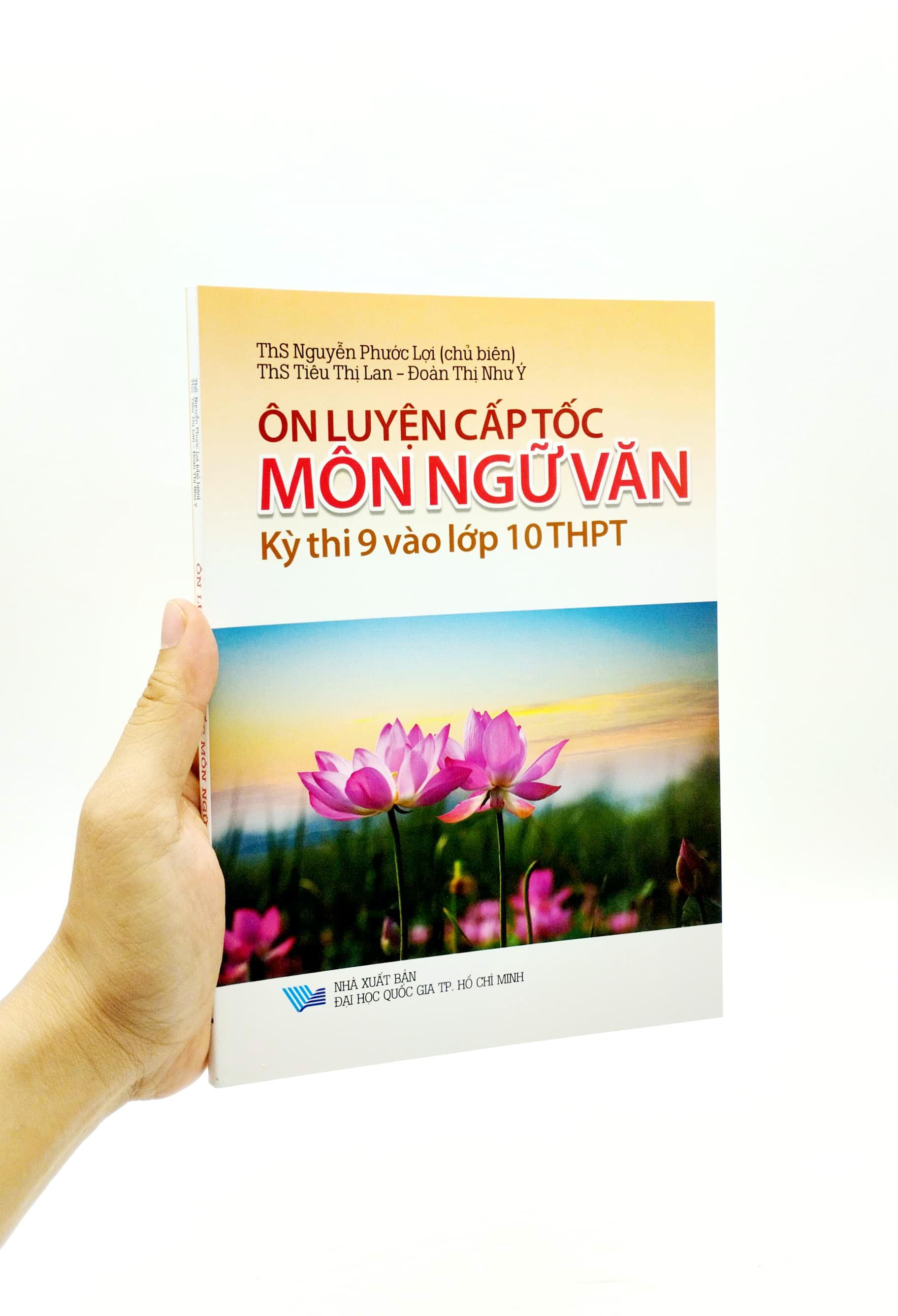 Ôn Luyện Cấp Tốc Kỳ Thi 9 Vào Lớp 10 THPT - Môn Ngữ Văn