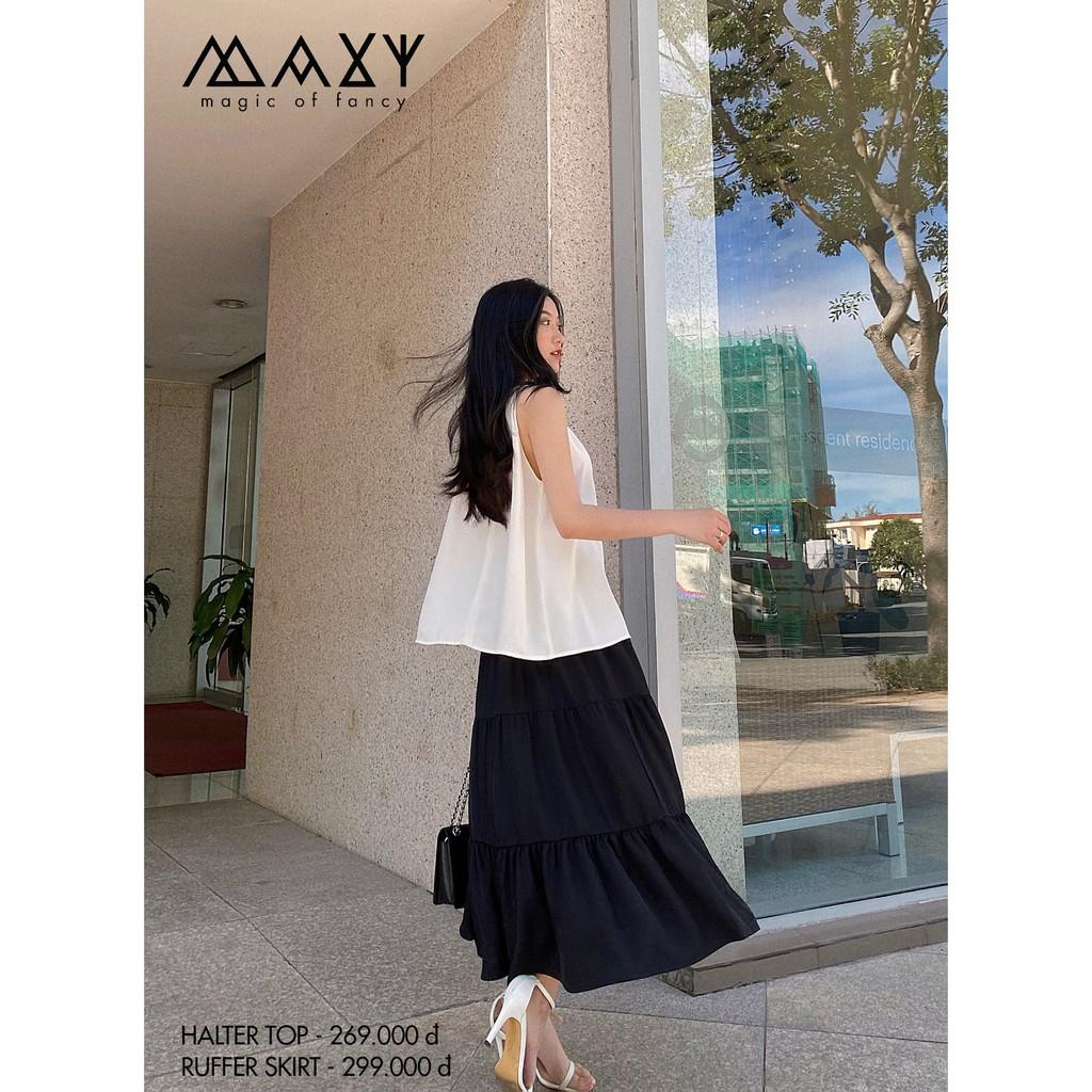 Chân váy dáng dài xoè tầng ruffer skirt Maxy Workshop