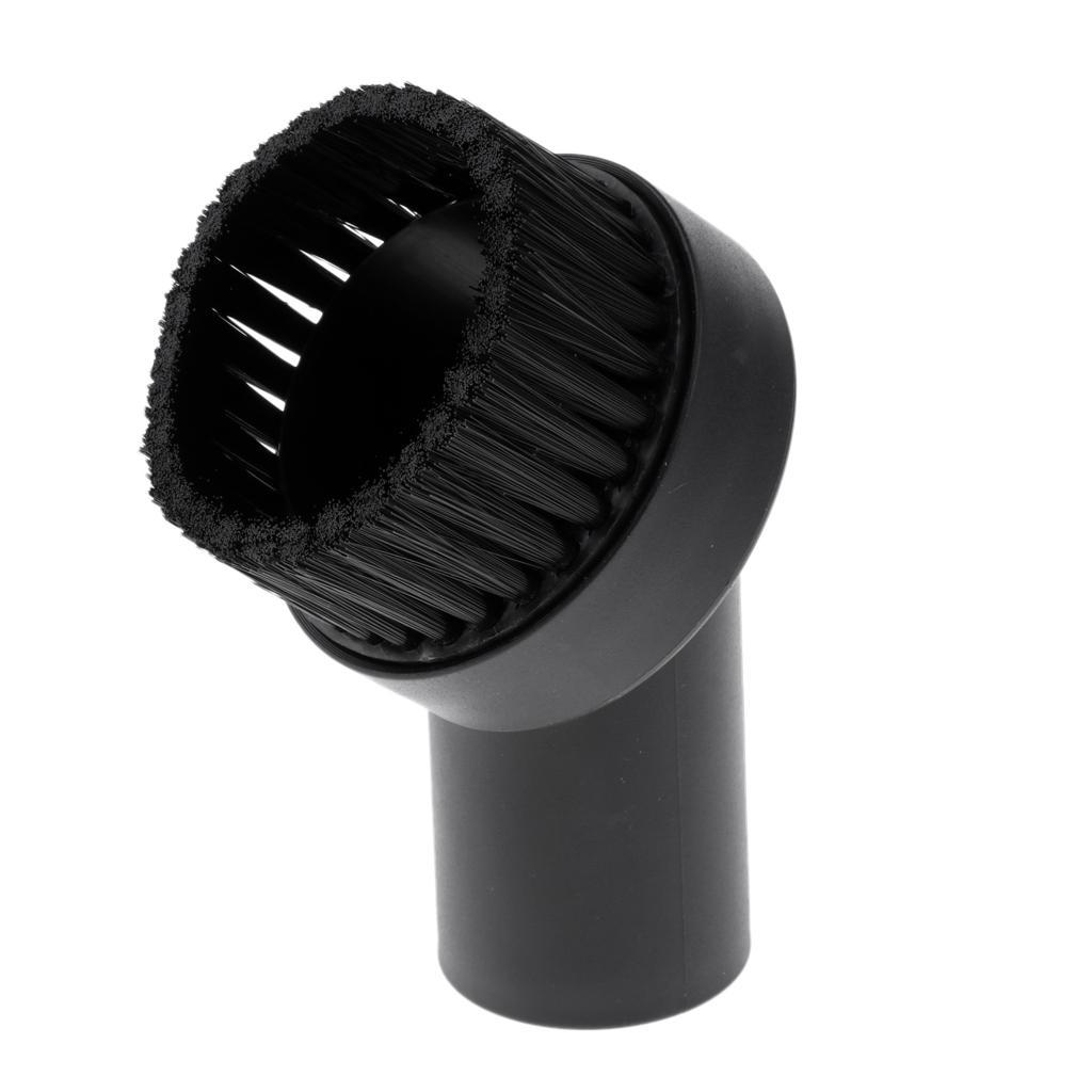 2pcs 32mm Dia. Replacement Attachment Bristle Brush Vacuum Nozzle Head Long