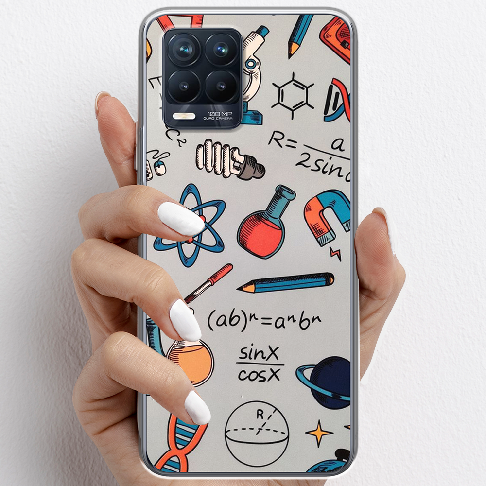 Ốp lưng cho Realme 8 Pro nhựa TPU mẫu Dụng cụ hóa học