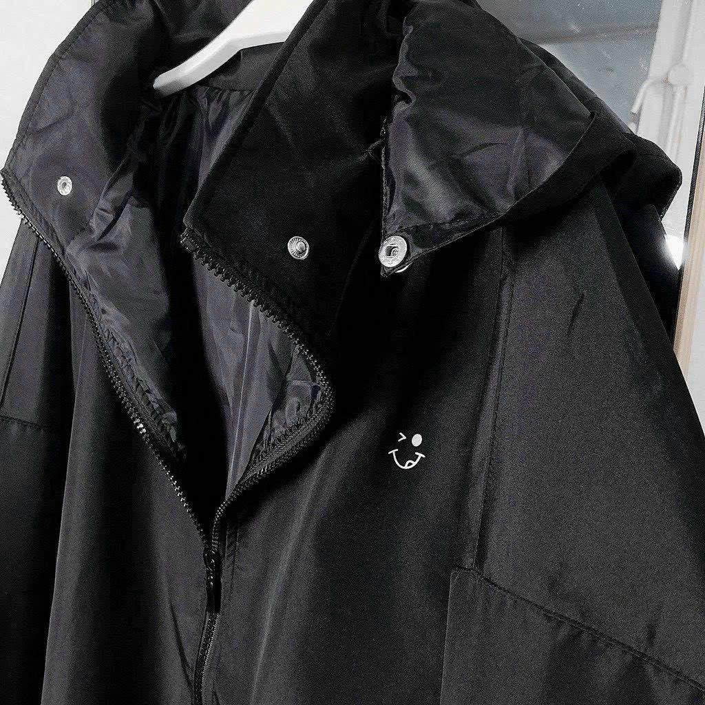 Áo Khoác Dù Nam Nữ 2 Lớp Trước Áo Có in Mặt Cười HTM FASHION