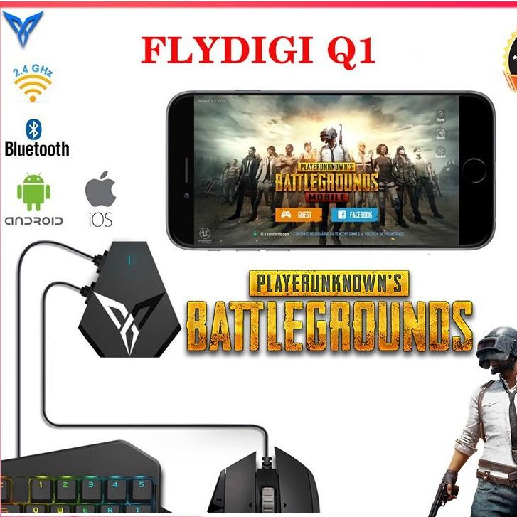 Bộ chuyển đổi game Flydigi Q1 chơi game PUBG, ROS, Free Fire và các game FPS khác, không sợ band acc