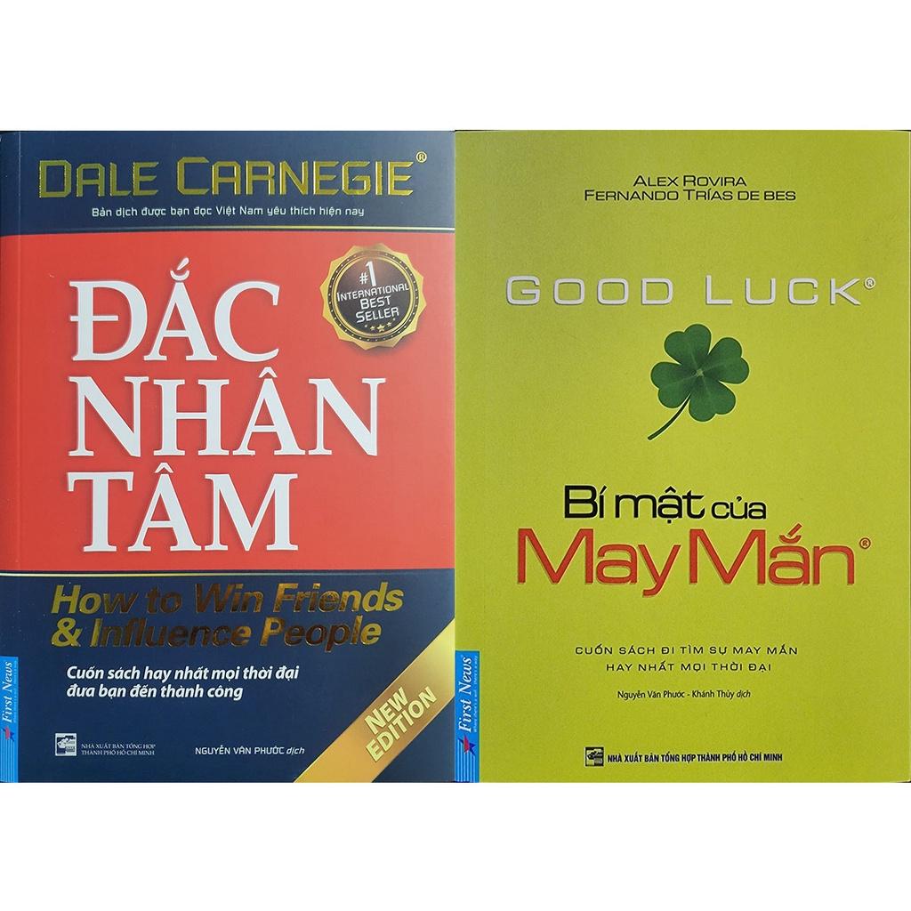 Sách - Combo 2 Cuốn: Đắc Nhân Tâm + Bí Mật Của May Mắn ( Khổ Lớn )