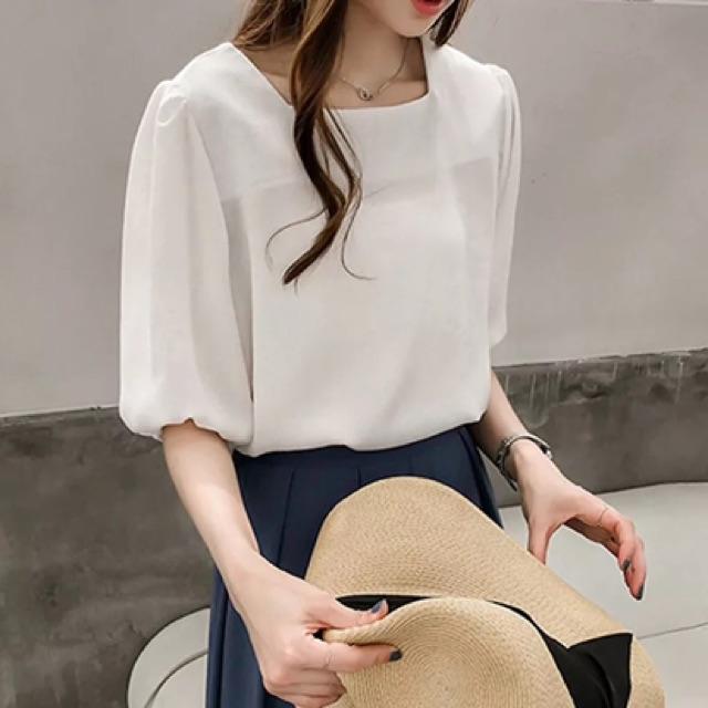 ÁO SƠ MI NỮ TAY LỠ XINH ĐẸP