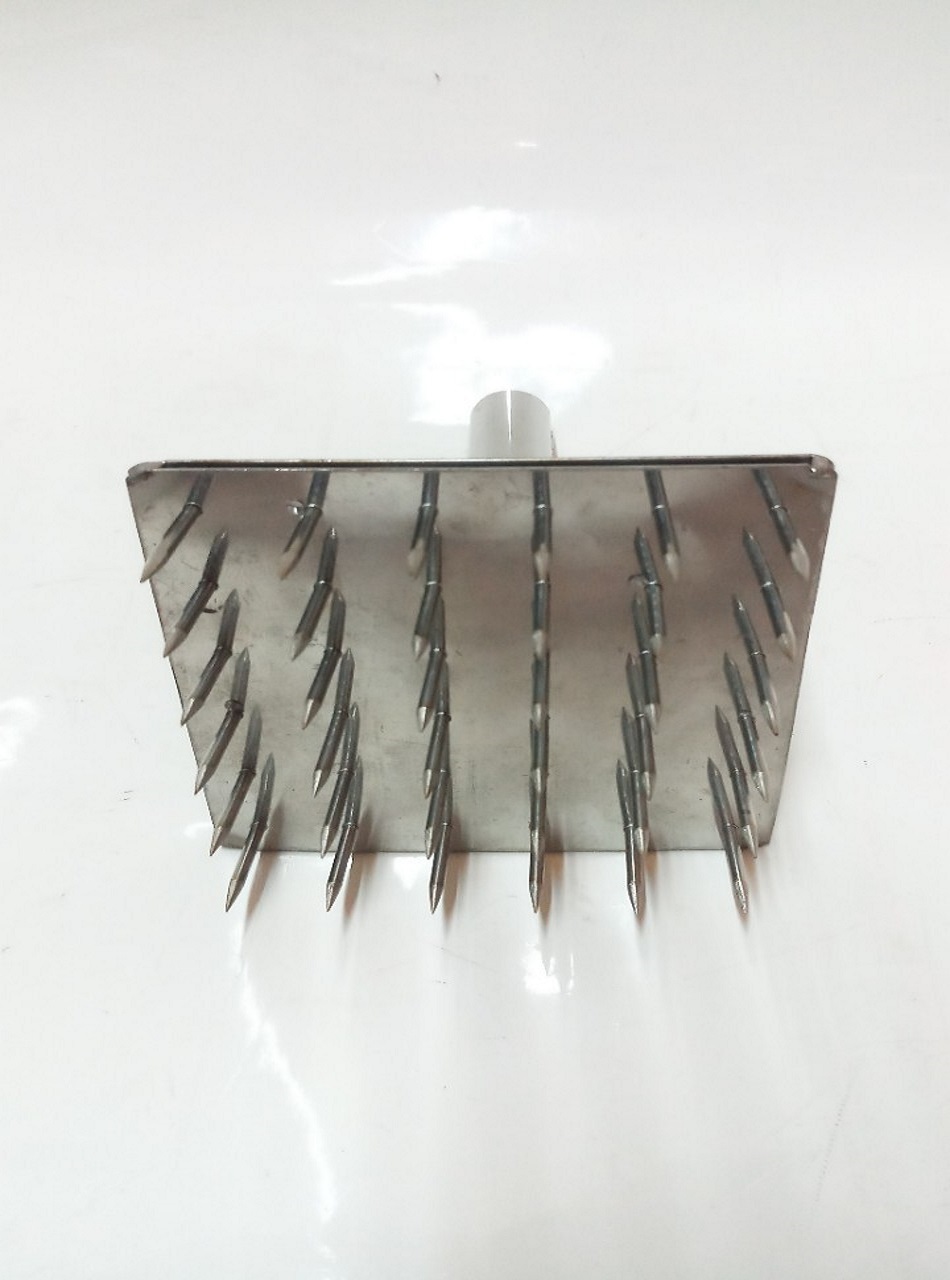 XĂM DA HEO INOX 2 LỚP VUÔNG LỚN.