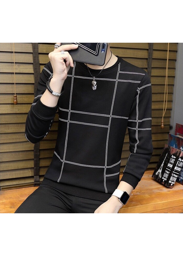 ÁO THUN NAM DÀI TAY COTTON THẤM HÚT MỒ HÔI TỐT