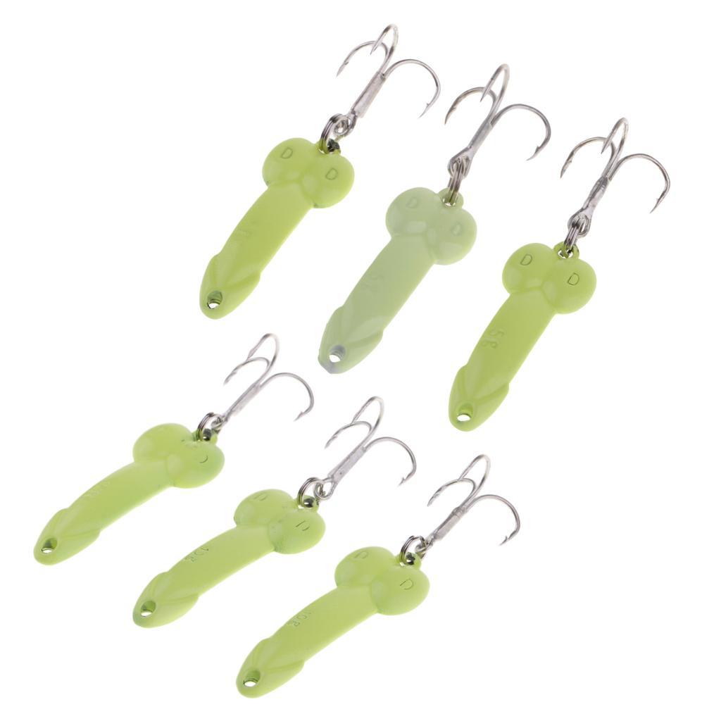 3Pcs 3.5cm Artificial Simulation Metal Sequins Metal Sequins Fishing Hooks