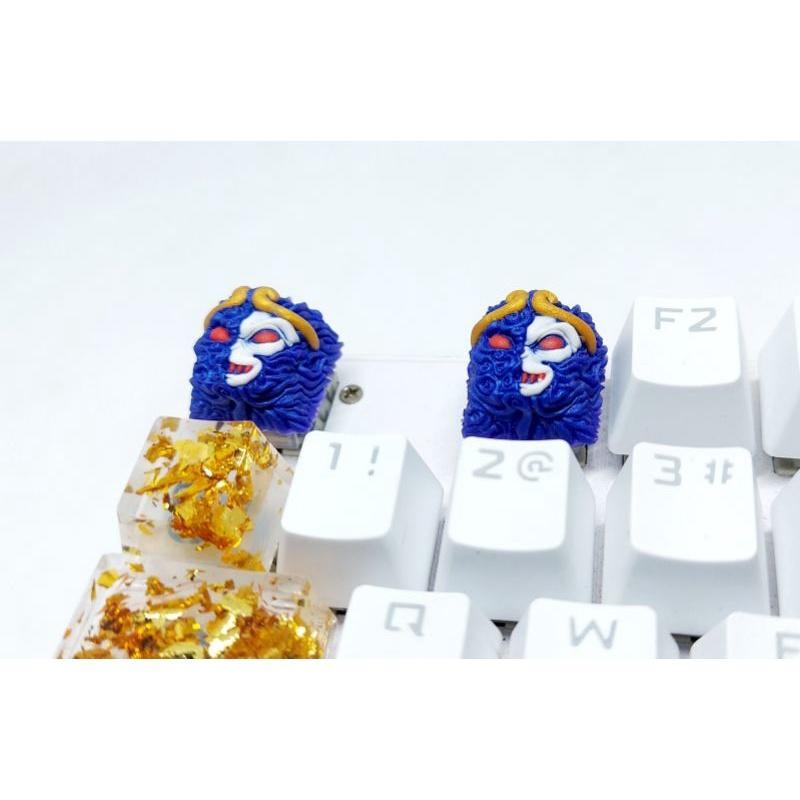 Keycap resin Wukong (Ngộ Không) clone tone tím đen trang trí bàn phím cơ