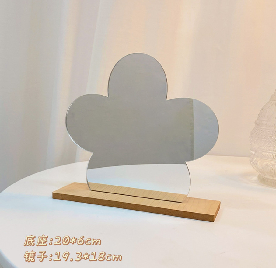 Gương Đế Gỗ 2 Mặt Nhiều Hình Xinh Xắn Decor Phòng Ngủ, Nhà Cửa