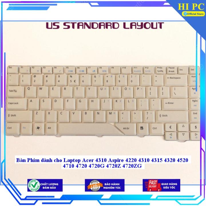 Bàn Phím dành cho Laptop Acer 4310 Aspire 4220 4310 4315 4320 4520 4710 4720 4720G 4720Z 4720ZG - Hàng Nhập Khẩu