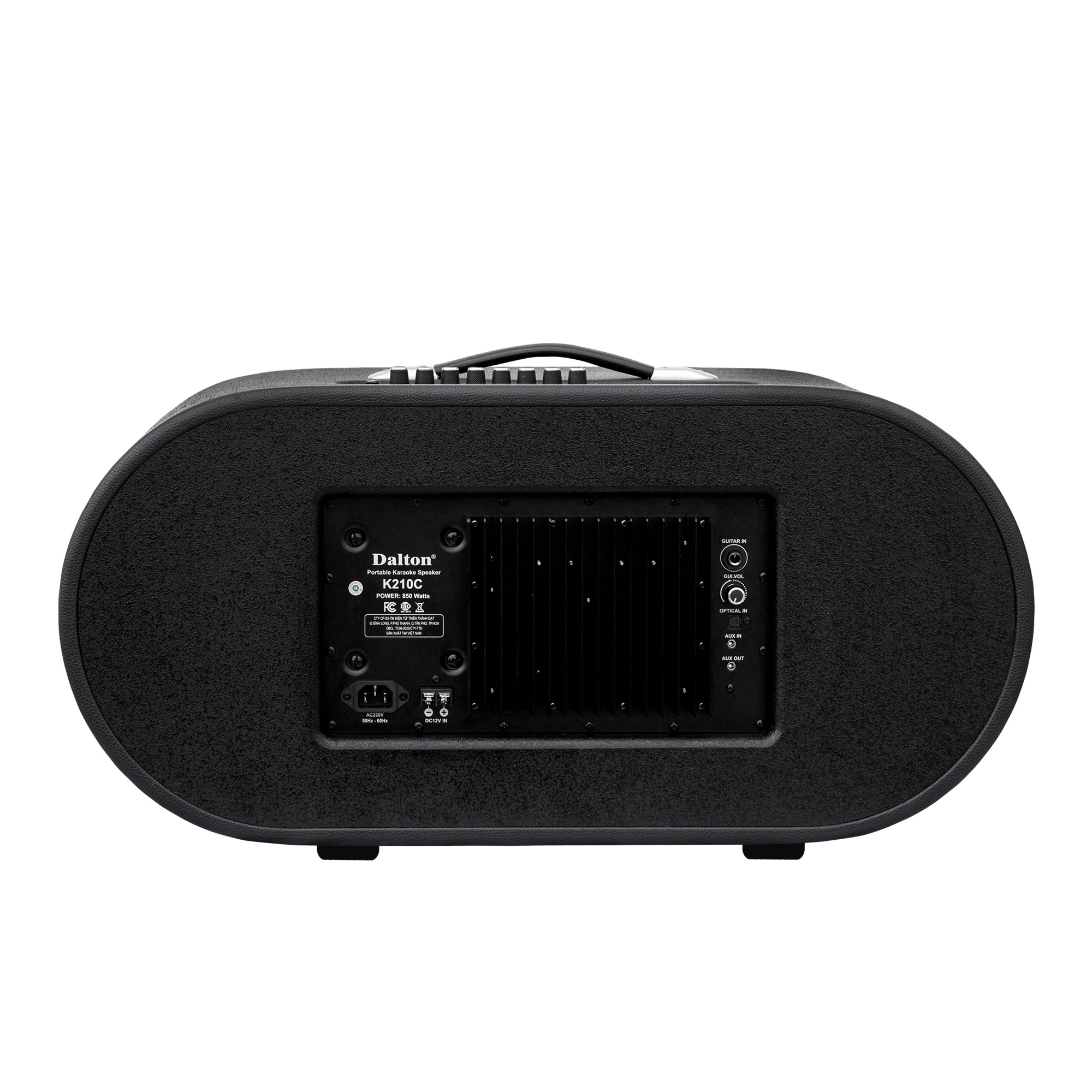 Loa karaoke Dalton K210C công suất 850W, 2 bass 10 inches - HÀNG CHÍNH HÃNG ( BẢO HÀNH 12 THÁNG )