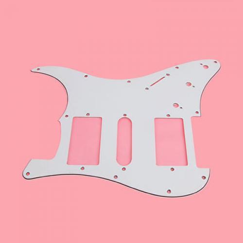 Guitar Pickguard 11 Hole HSH White for Strat