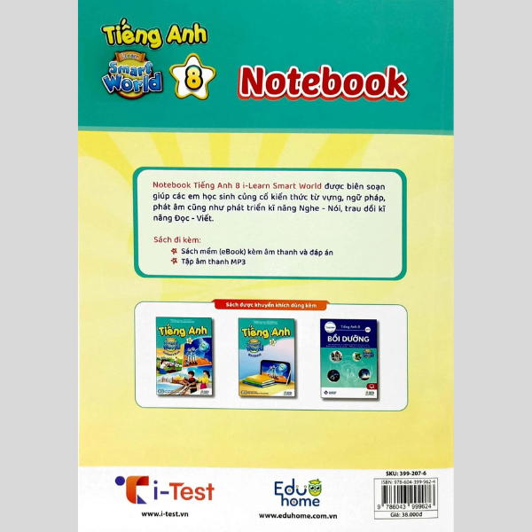 Tiếng Anh 8 I-Learn Smart World - Notebook (Chuẩn)