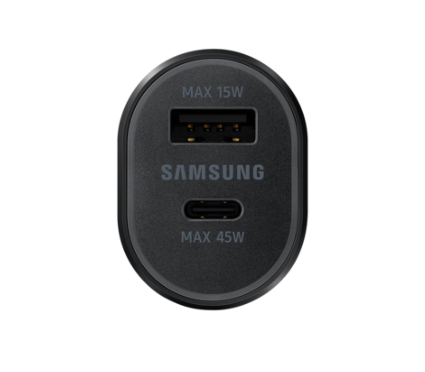 Sạc Đôi Xe Hơi - Ô tô Samsung ( L5300 ) - Car Charger Super Fast Charging 2.0 - Dual Port ( 45W Type C &amp; 15W USB) Kèm Cáp 5A- Chính Hãng Samsung Việt Nam Phân Phối