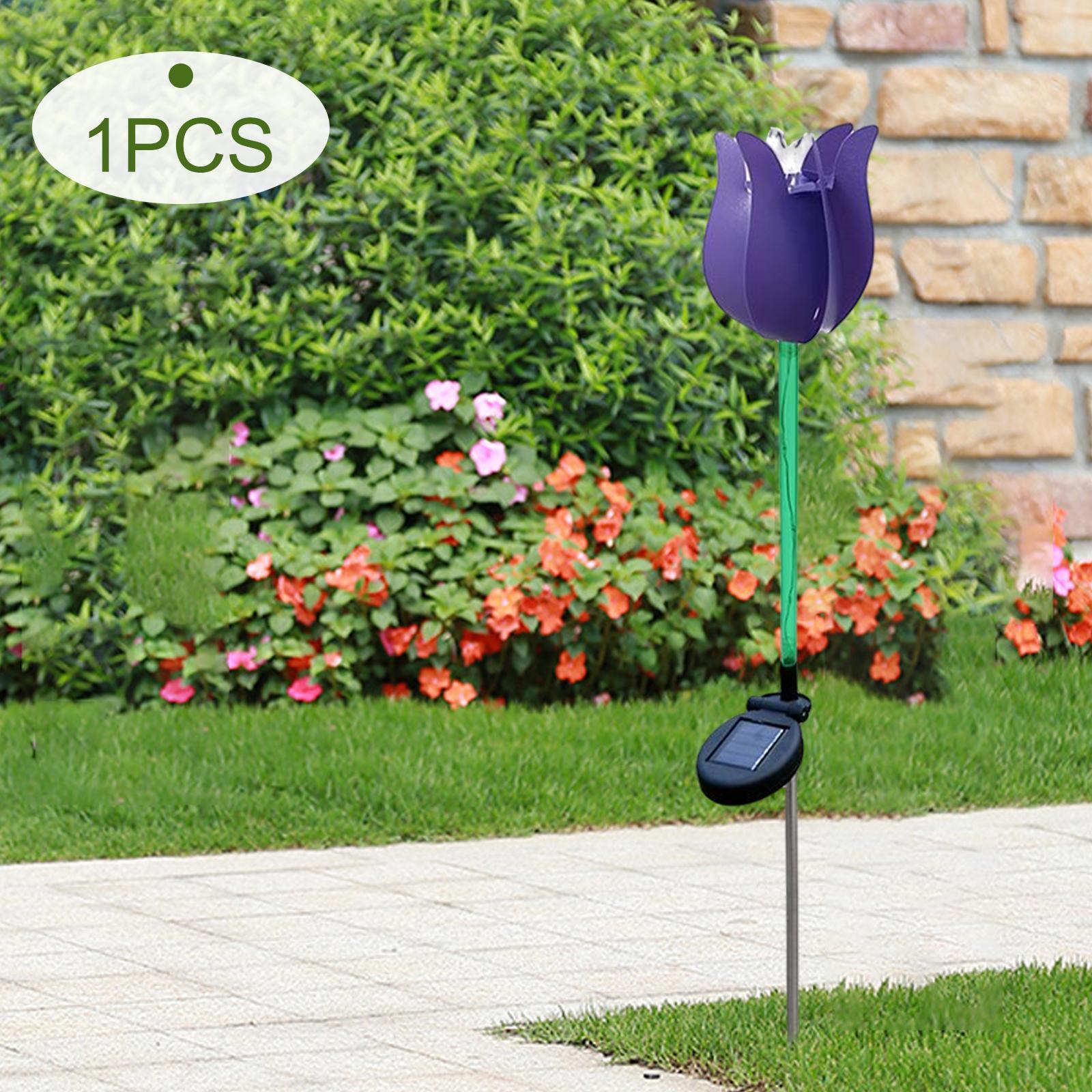 2pcs Solar Garden Lights for Yard Lawn Patio