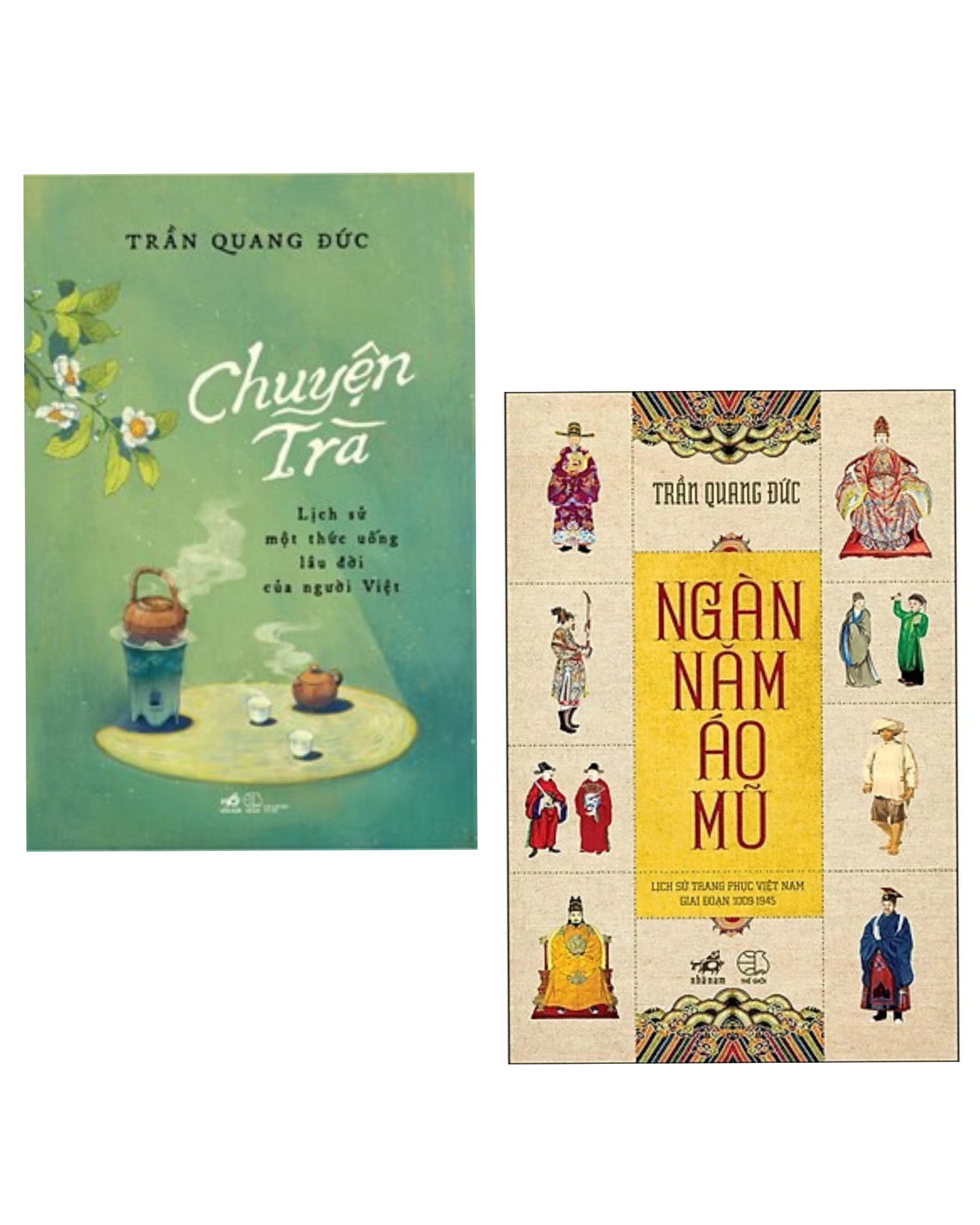 Combo 2 cuốn: Ngàn Năm Áo Mũ + CHUYỆN TRÀ - LỊCH SỬ MỘT THỨC UỐNG LÂU ĐỜI CỦA NGƯỜI VIỆT