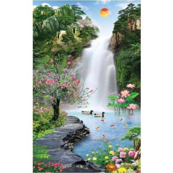 Tranh dán tường  Phong cảnh thác nước UD0330