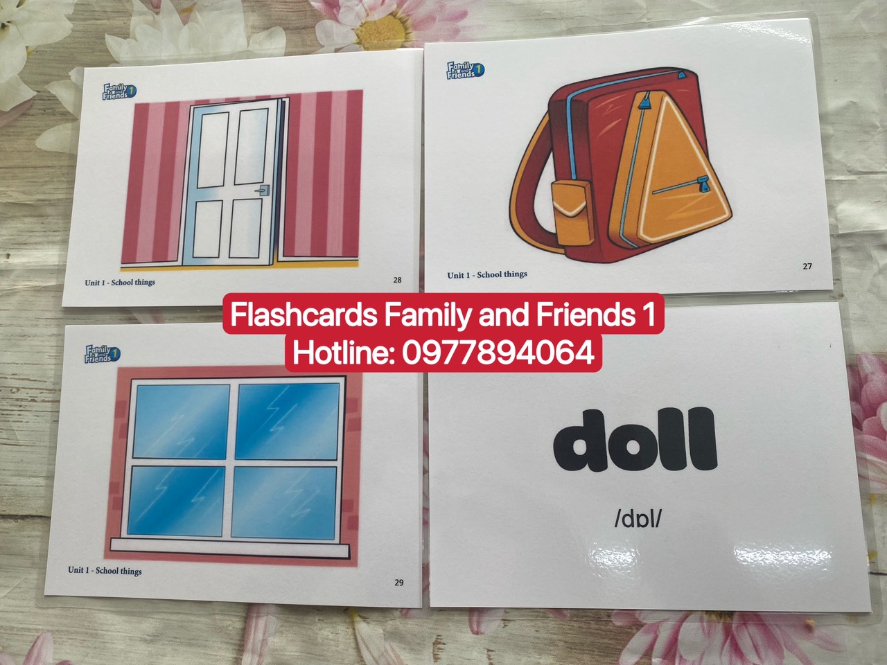 Flashcards Family and Friends 1- phiên bản 1st ( C300)