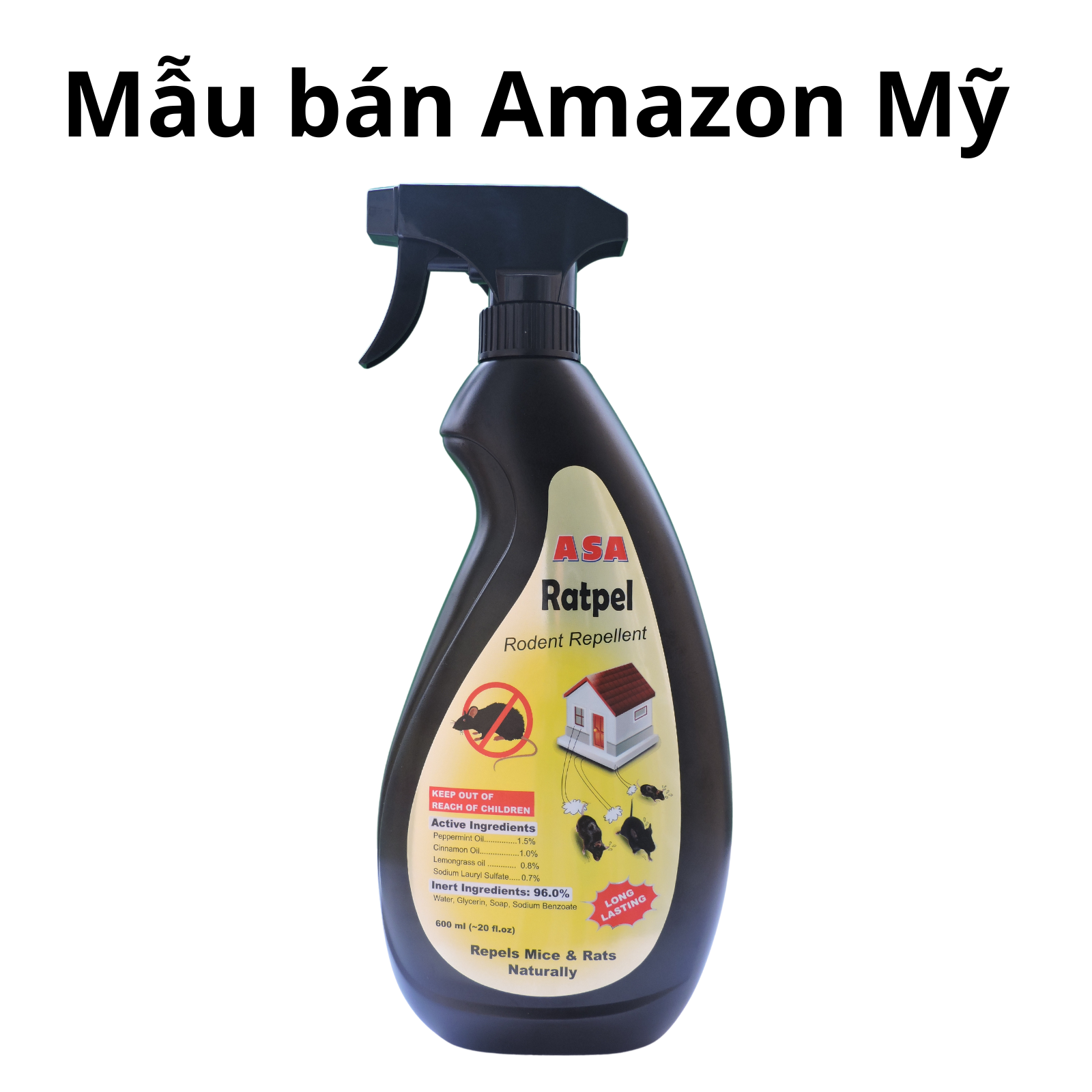 Tinh dầu xua đuổi chuột ASA Ratpel 600ml