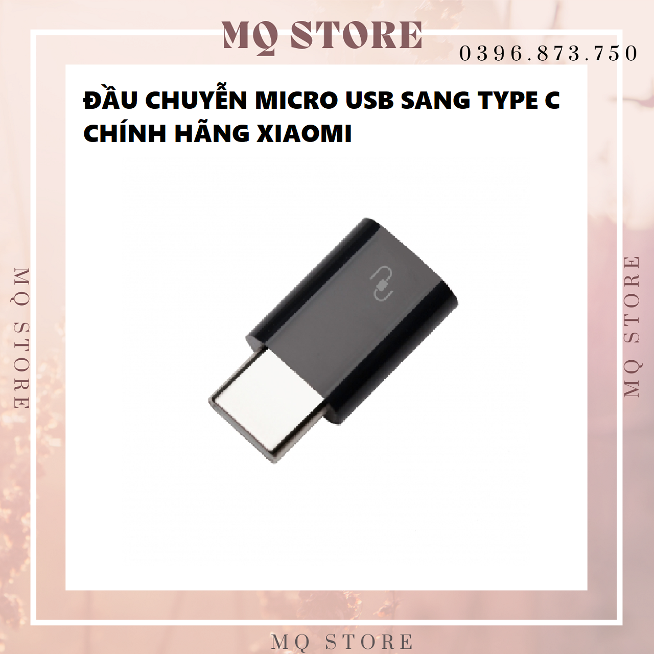 Đầu chuyễn Micro Usb sang Type C nhỏ gọn, chất liệu nhựa ABS