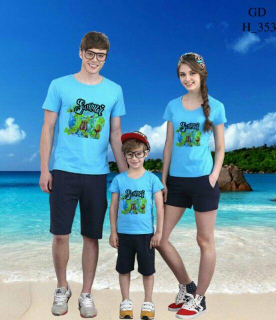 Áo gia đình cotton loại 1 MS77