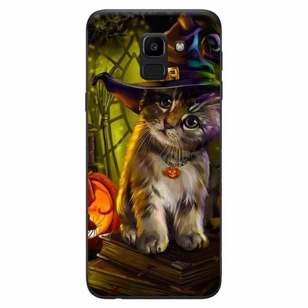 Ốp Lưng Dành Cho Điện Thoại Samsung Galaxy J6 2018 - Mèo Đội Nón