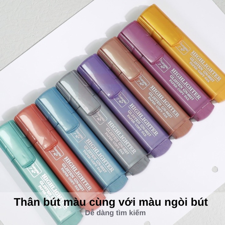 Bút highlight dạ quang đánh dấu dòng nhiều màu