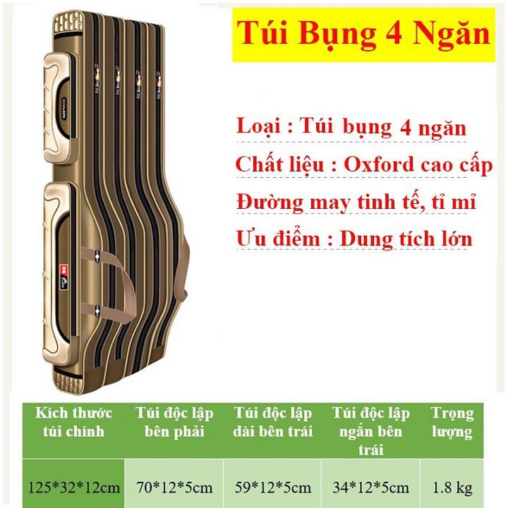 Túi Đựng Cần Câu Cá Siêu Bền 3-4 Ngăn Tiện Dụng Túi Đựng Cần Đài TDC10