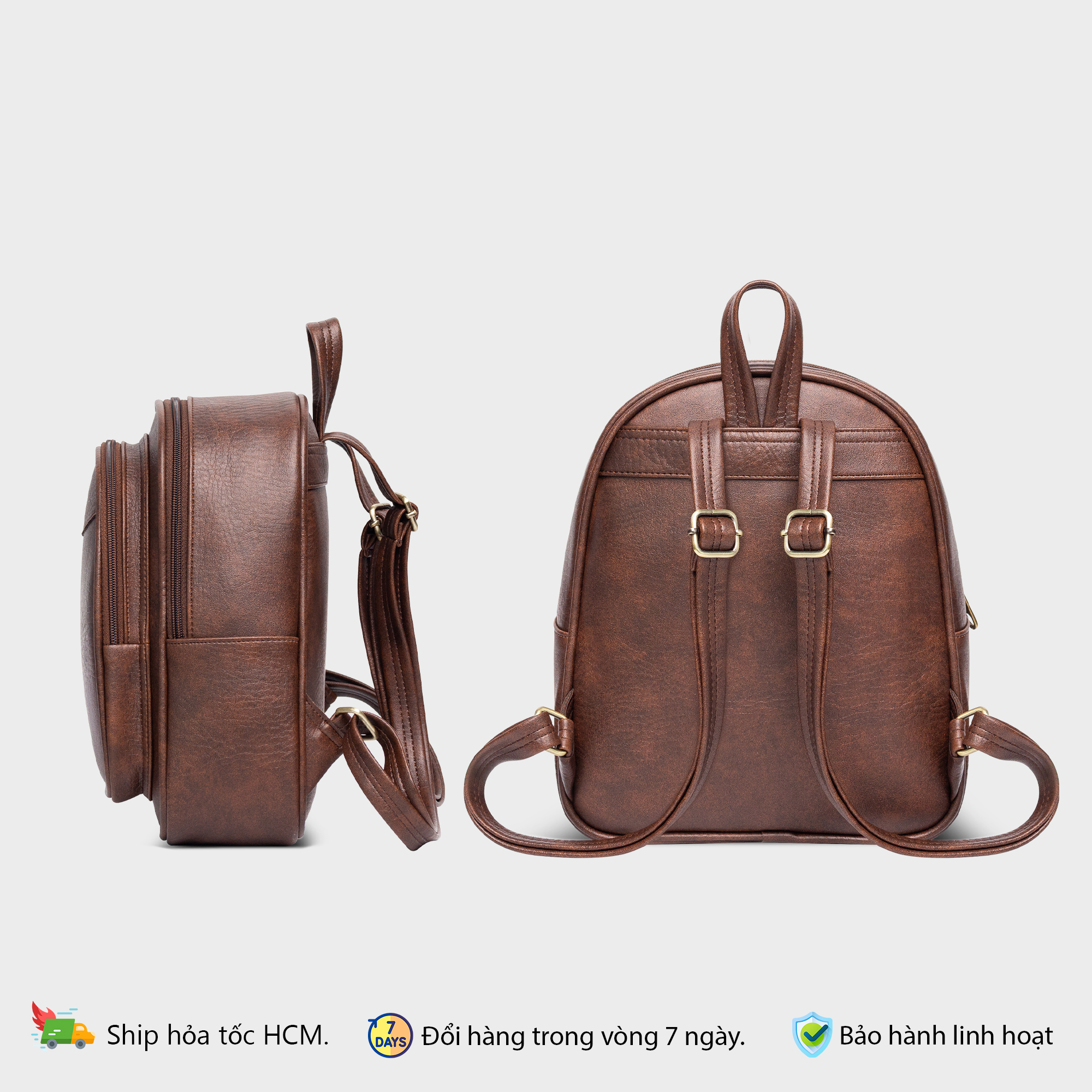Balo nữ mini thời trang FADODA FBA6 nhiều màu