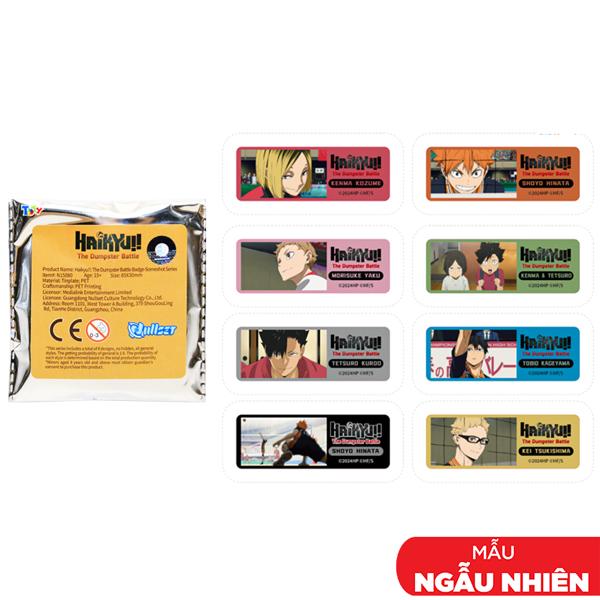 Huy Hiệu Trang Trí Haikyuu - Sceneshot - Nullset - ToTy NK04 (Mẫu Sản Phẩm Bên Trong Là Ngẫu Nhiên)