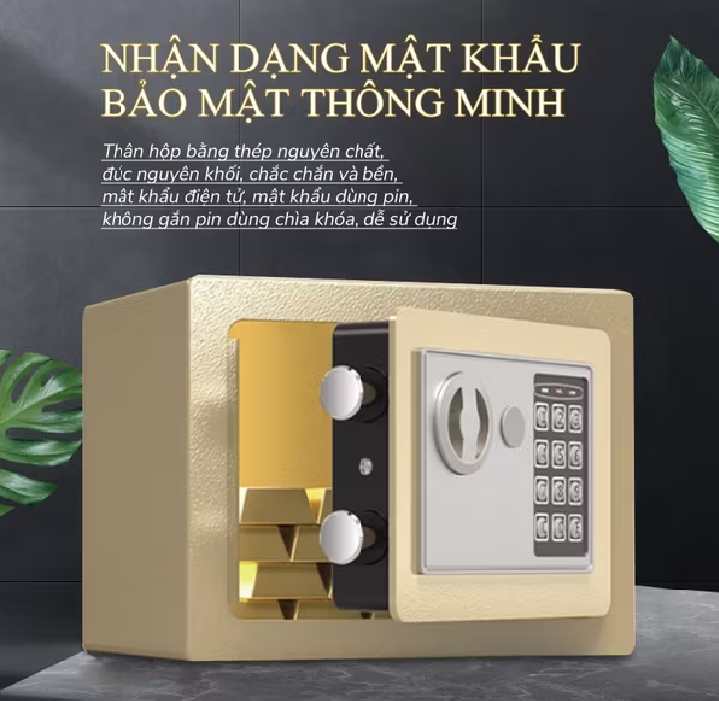 Két sắt mini khóa điện tử