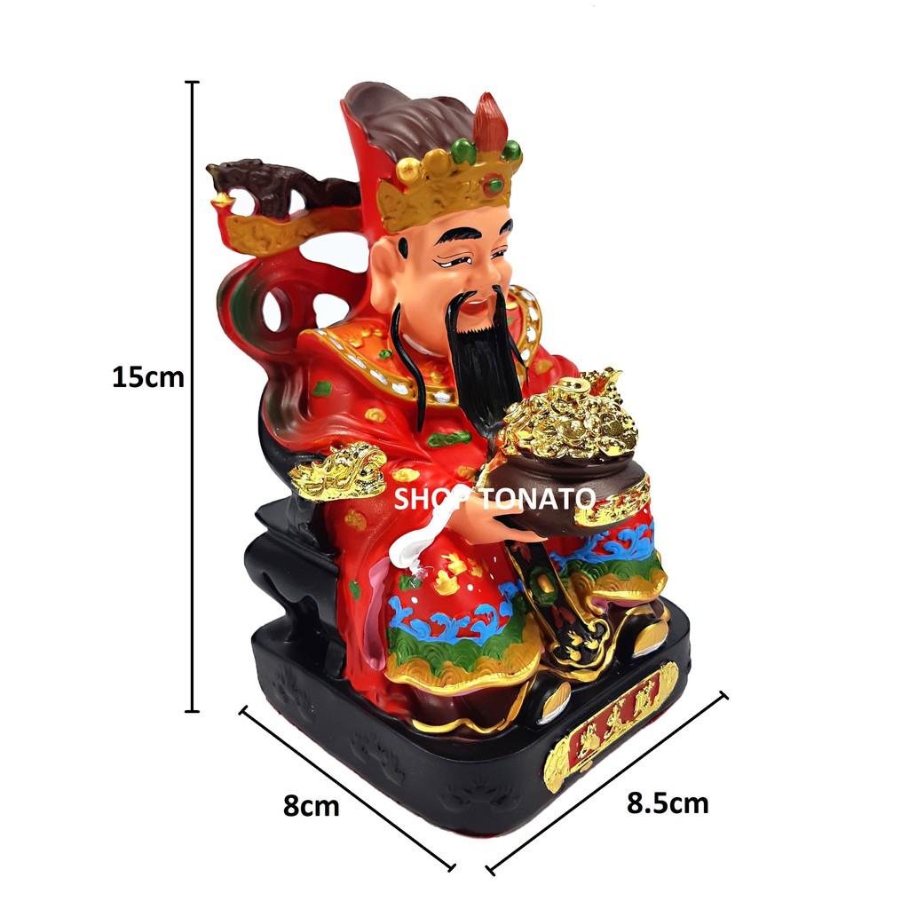THẦN TIỀN ÁO ĐỎ PHÁT ĐẠI TÀI SY1029,SY1030 CAO 15CM,19CM